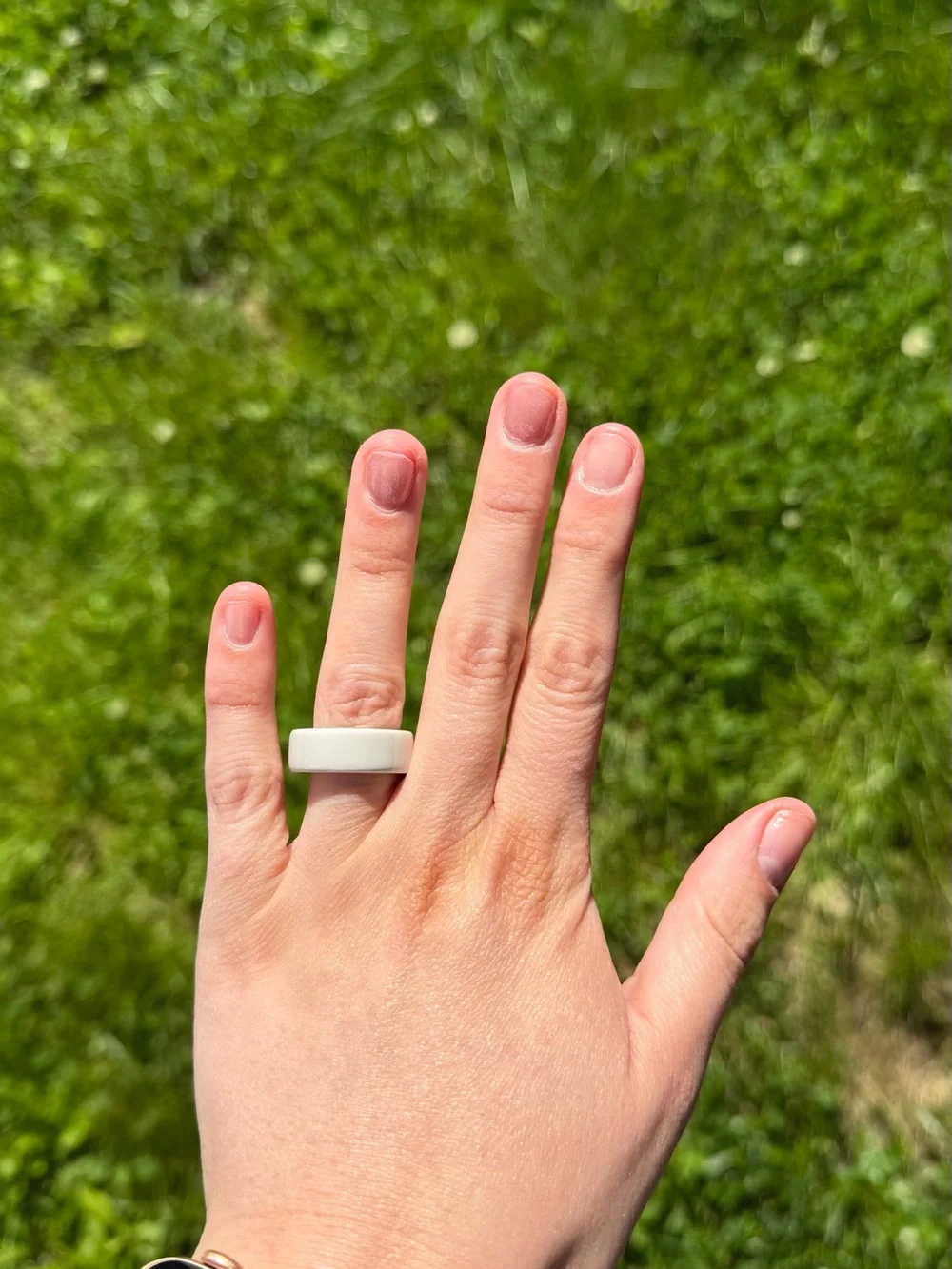 OURA RING 4 CERAMIC CLOUD SIZE 6